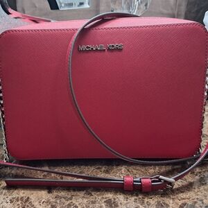 Michael Kors Red Crossbody Bag